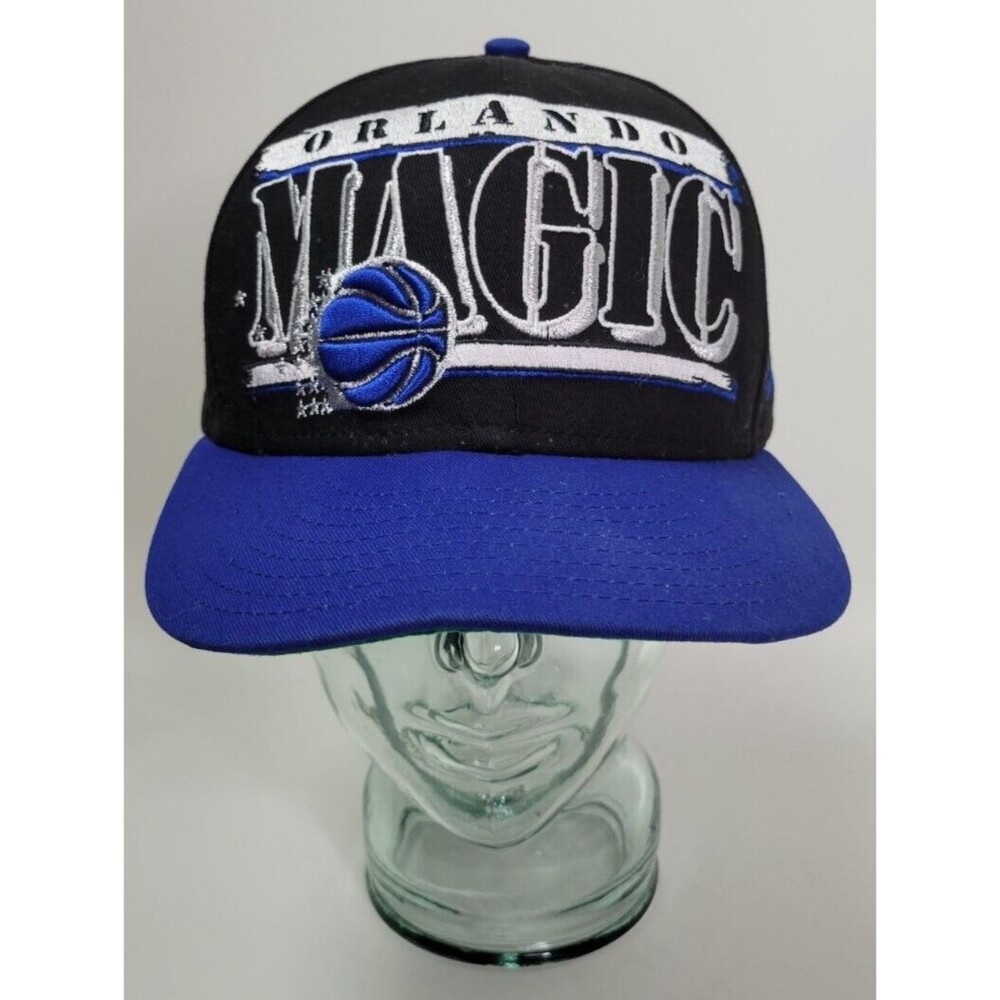 New Era Orlando Magic NBA Hardwood Classic Black Blue Snapback Hat Cap‎